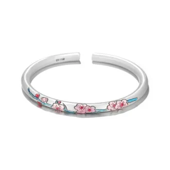 CUTE DAME S999 Sterling Silver Bracelets Women's Silver