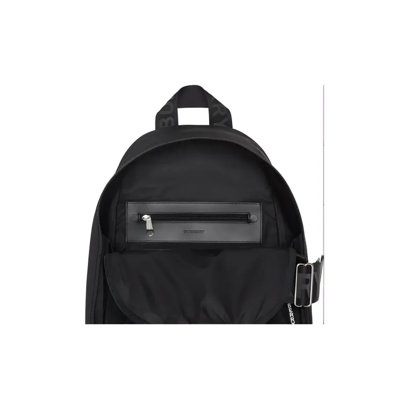 Burberry Polyamide Backpack Large Size Men's Black-3