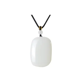Survival Hetian Jade Necklaces White Jade Unisex