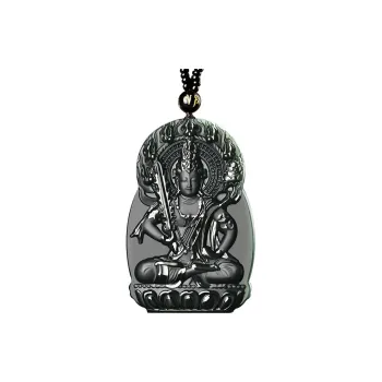 Renyu Jewelry Hetian Jade Necklaces Green Jade Unisex