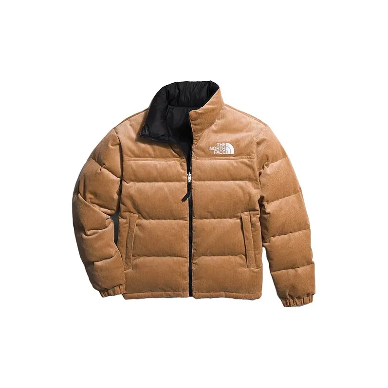THE NORTH FACE Back In Blue Series Down Jacket Men's Khaki Includes Shopping Bag-1
