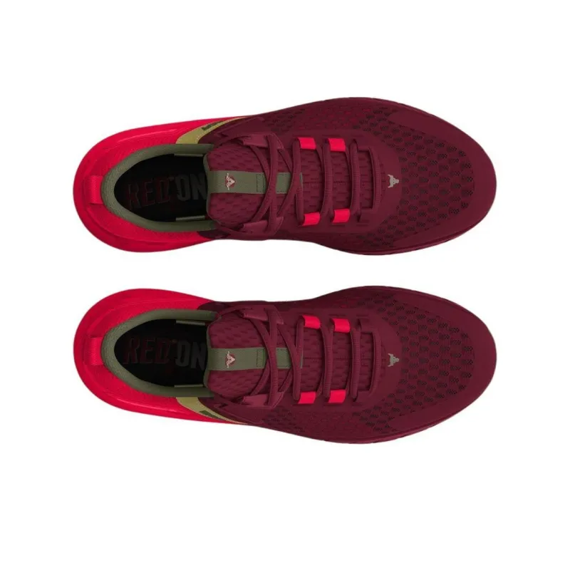 Red One x Under Armour Project Rock BSR 4 Anti-Slip Wear-Resistant Low-Top Training Shoes Unisex Red-3