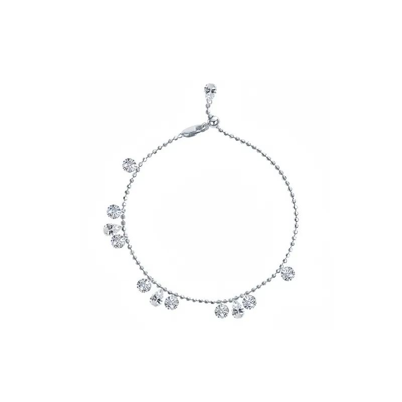 AIDO STUDIO 925 Sterling Silver Zirconia Bracelets Women's-6