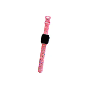 QIZHENG Watch Band Apple Compatibility Silicone Material