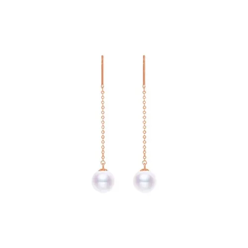 Royal Dragon Mirror 18K Gold Drop Earrings Women's