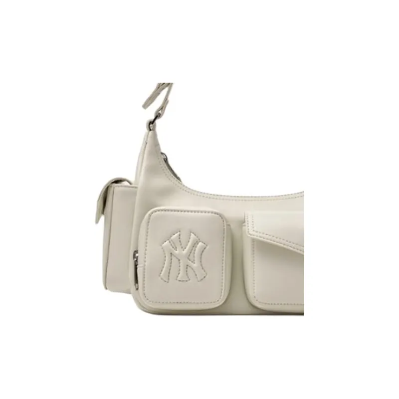 MLB Polyester Shoulder Bag Regular Women's Cream-4
