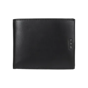 TUMI Leather Wallet Unisex Black