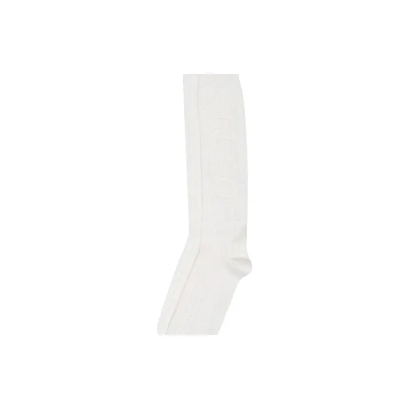 GUCCI SS23 Knee-High Socks Men's 1 Pack White-3