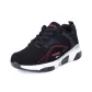 8816 Black Red, Leather Upper, No Fleece-Lined