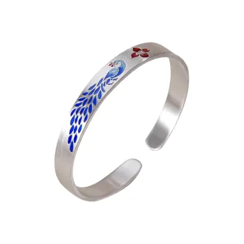 FUYUFU 999 Fine Silver Bangles Women's