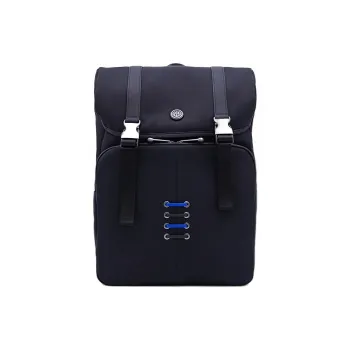 Nava × International Beige Blue Soccer Club Collaboration Nylon With Polyester Backpack Regular Unisex Black