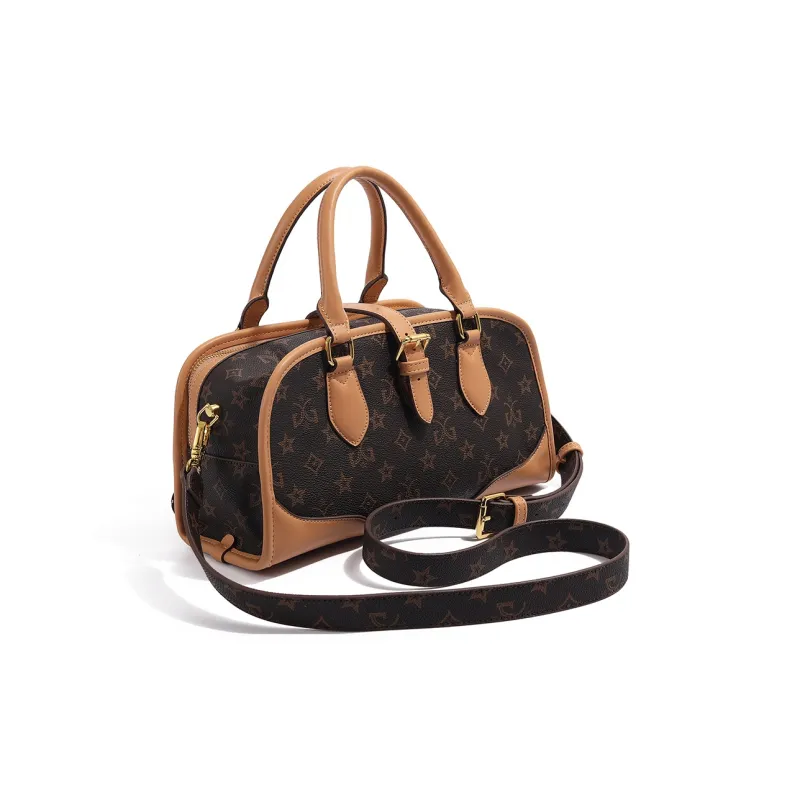 MISS GAIL Synthetic Leather Crossbody Bags Handbags Regular Women's Brown-3