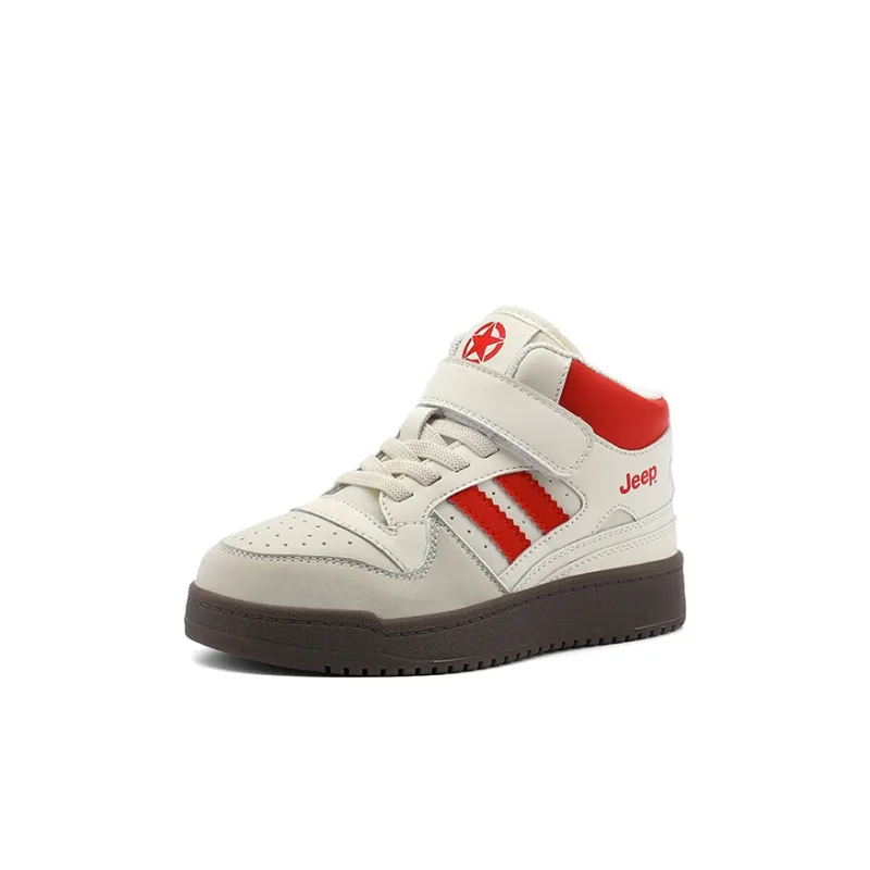 Jeep Kids' Skateboarding Shoes Beige Red Kids'-1