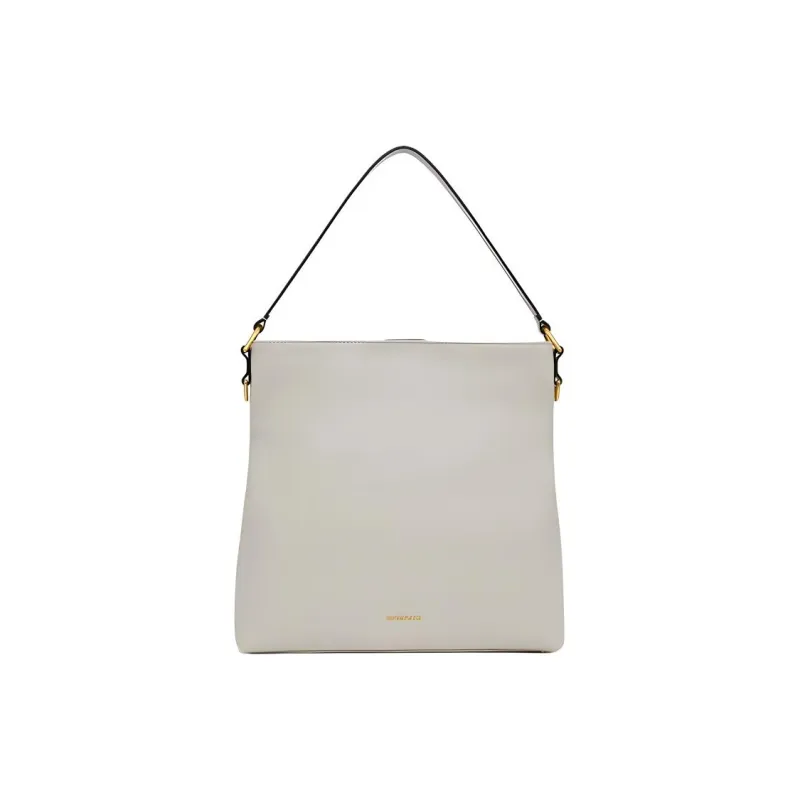 COCCINELLE Cow Leather Tote Bag Shopping Bag Handbag Shoulder Bags Women's Light Gray-2