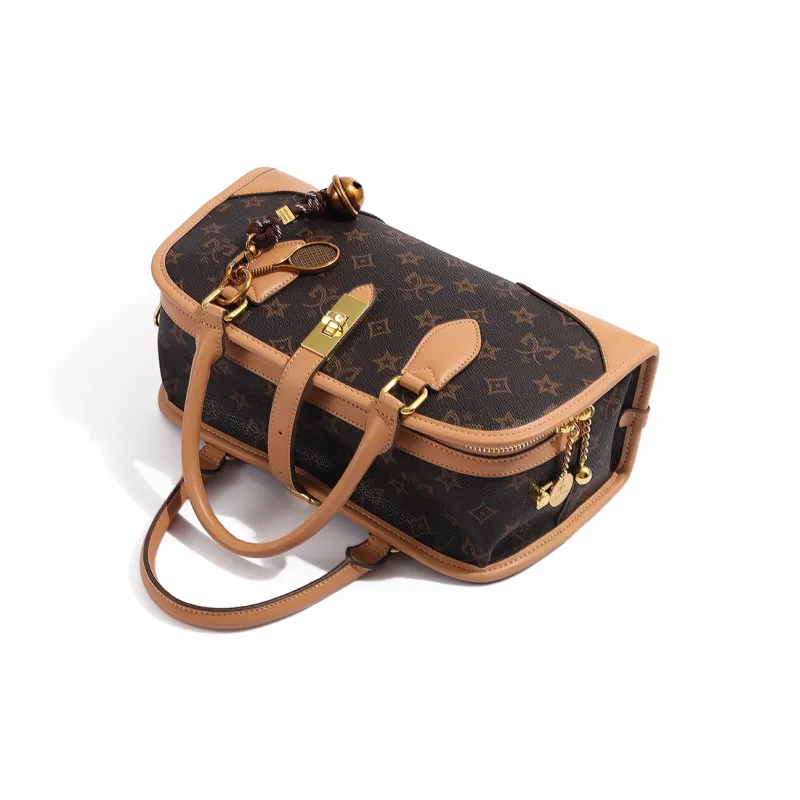 MISS GAIL Synthetic Leather Crossbody Bags Handbags Regular Women's Brown-4