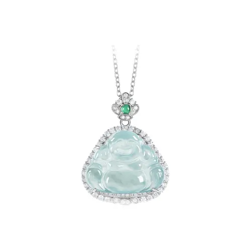 Noritake Ice Type Jadeite Necklaces Unisex