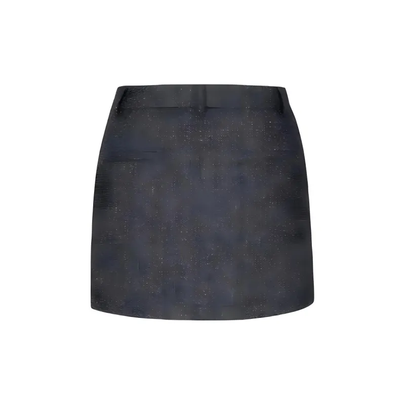 URBAN REVIVO Casual Short Skirts Women's Heather Gray-1