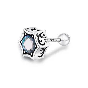 ETAHLOVE Sterling Silver Stud Earrings Unisex Bestie Birthday Surprise Anniversary Gift