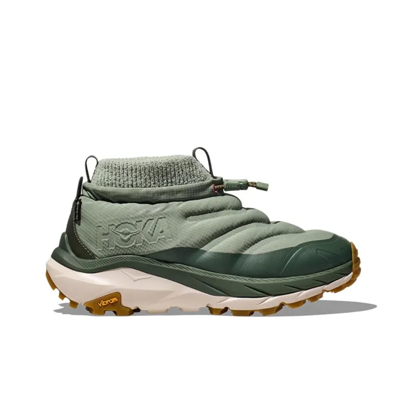 HOKA ONE ONE Kaha 2 Anti Slip And Wear Resistant Warm Mid Top Trekking Shoes Unisex Green-1