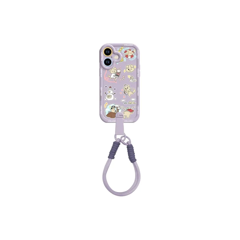 Sen Dog Silicone Material Crossbody Handheld Original Phone Cases Compatible With Apple 16 Pro Max/Pro/Plus/15/14/13-32
