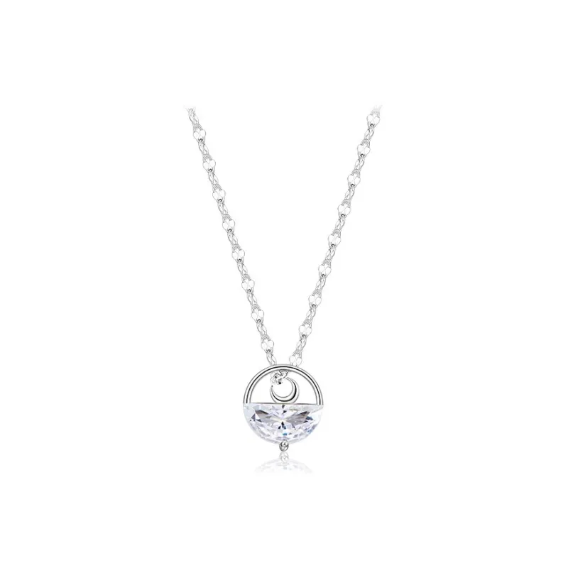 JOYDINNY S925 Silver Necklaces Unisex-5