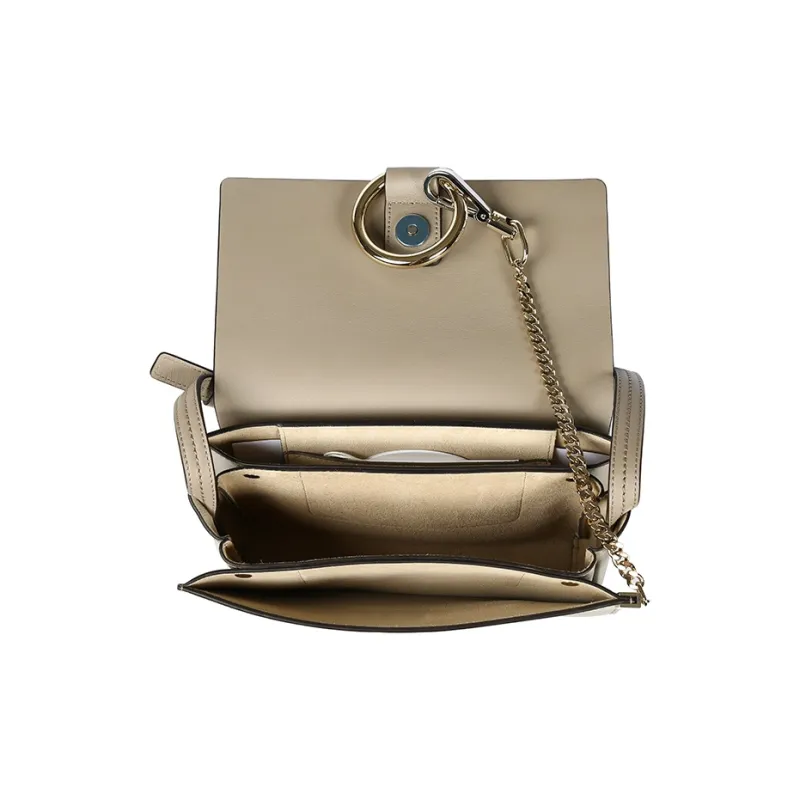 Chloe Faye Smooth/Suede Small Motty Grey-5