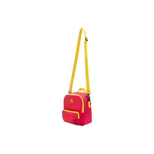 CLOT McDonald's, Limited Collaboration Polyester Shoulder Bag, Crossbody Bag Trumpets Unisex Red