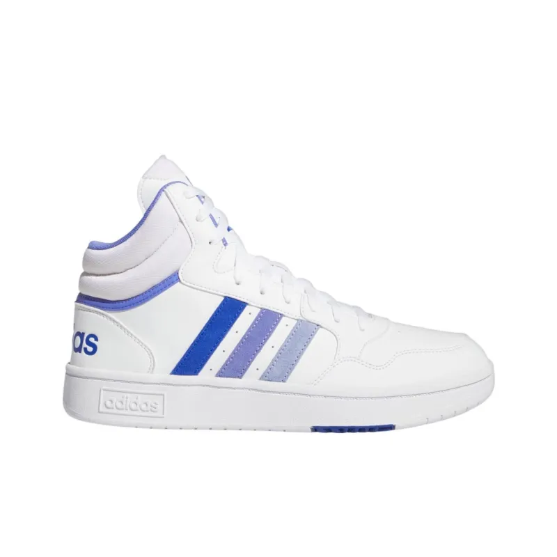 Adidas Hoops 3.0 Classic Vintage Cloud White Blue Spark Semi Cobalt Blue-1