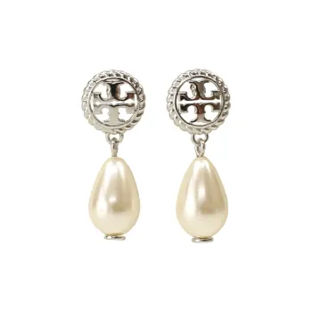 TORY BURCH Metal Earrings Women's Silver