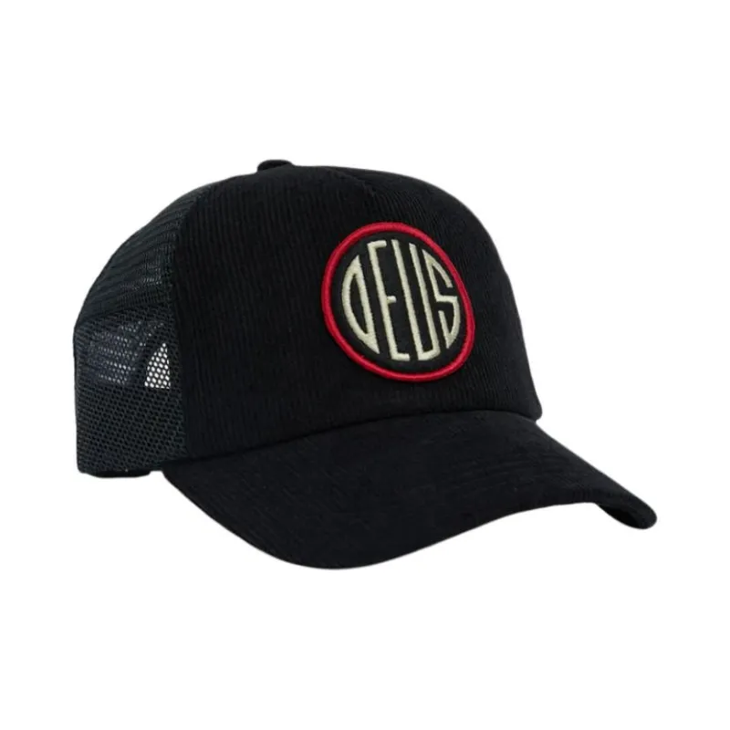 Deus Ex Machina Grip Logo patch Trucker Hat-1