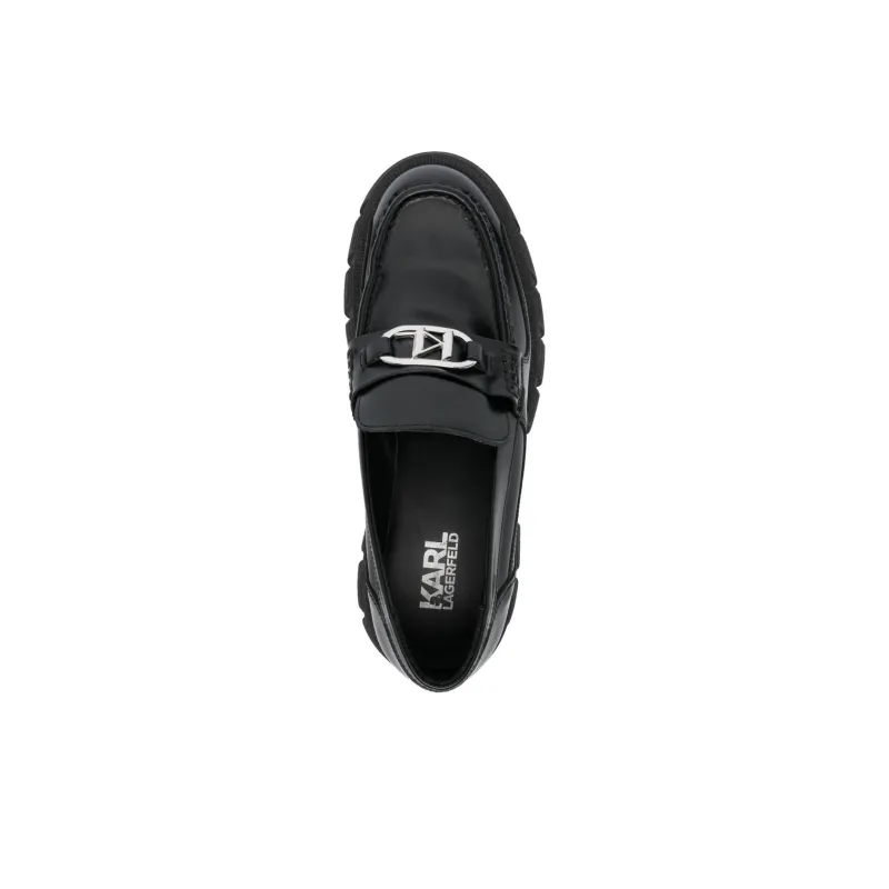 KARL LAGERFELD PRECINCT KL BIT Loafers 5cm Women's Black-4