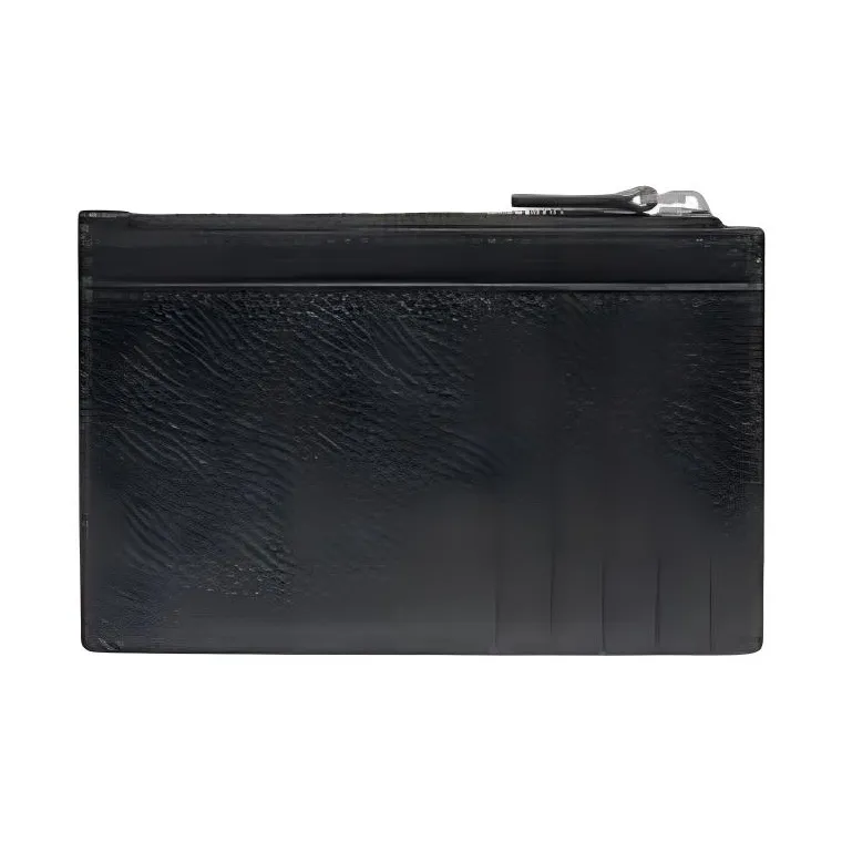 Balenciaga Calfskin Card Holder Large Size Men's Black-1