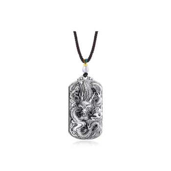 CUTE DAME S999 Sterling Silver Necklaces Unisex Silver