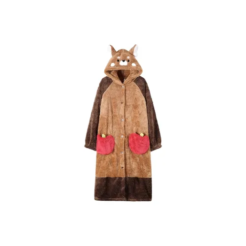 Ta Yan Pajama Robe Women's Brown