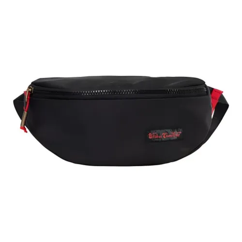 361° Fabric Sling Bag Fanny Pack Shoulder Bag Crossbody Bag Regular Unisex Black