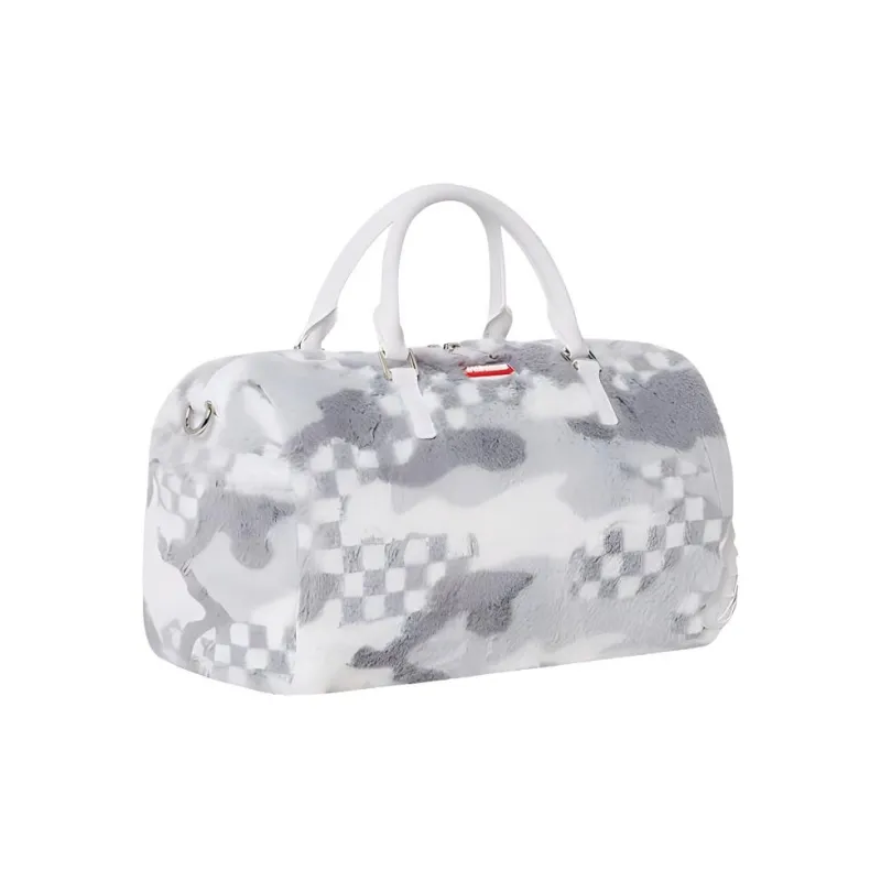SPRAYGROUND Polyester Travel Bag Handbag Mini Unisex White Gray-1