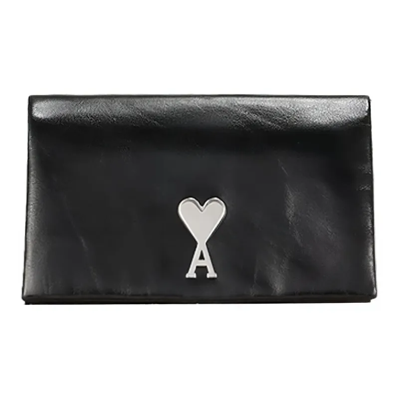 AMIPARIS Cow Leather Handbag With Wallet Women's Black-0
