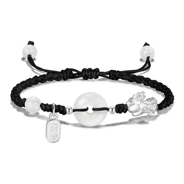 WANLIACC Alloy Peace Buckle Chinese Auspicious Animal Bracelet Unisex-1