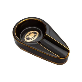 LUBINSKI Ceramic Ashtrays Black/White