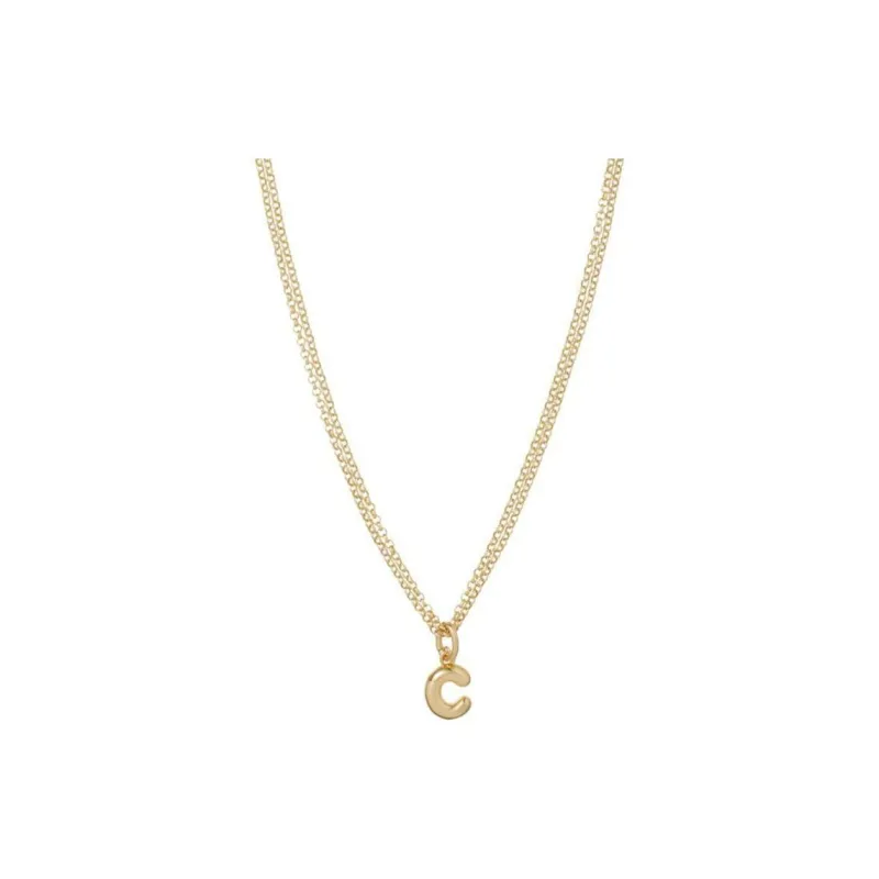 Roxanne Assoulin The Puffy Initial Necklace-0