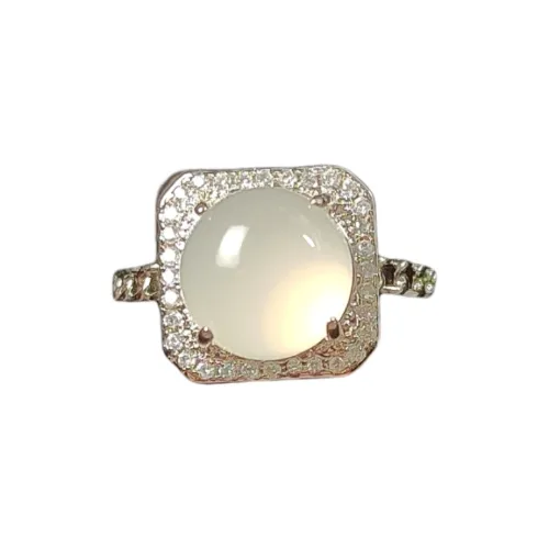 YOULING Chalcedony Jade Rings Women's