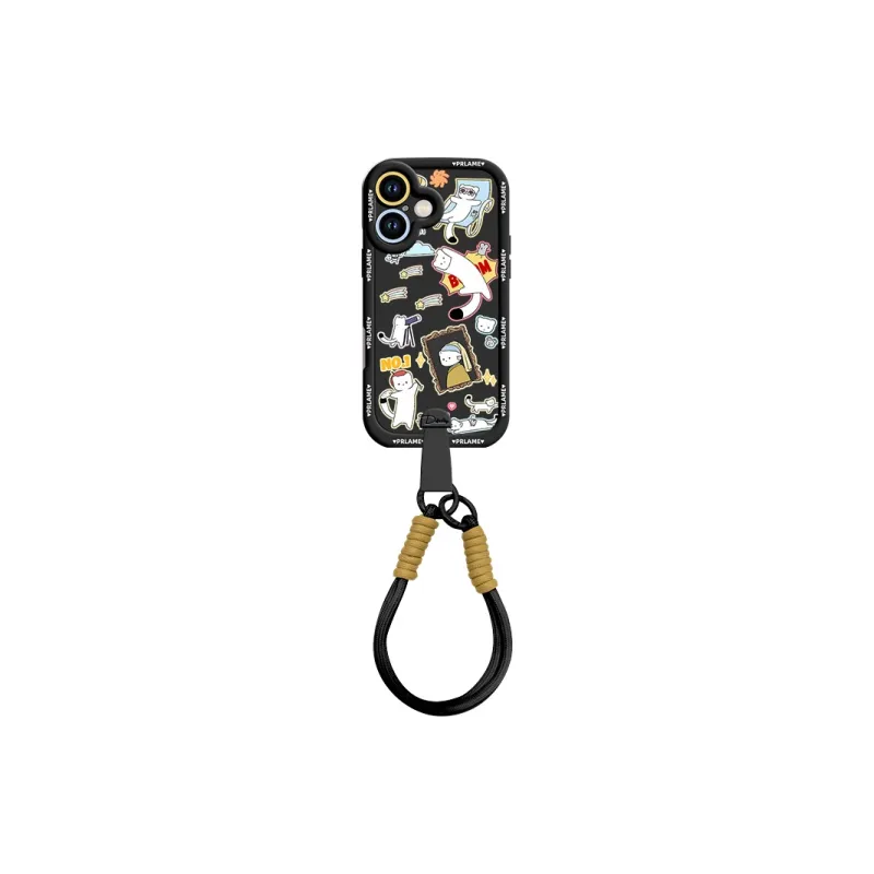 Sen Dog Silicone Material Crossbody Handheld Original Phone Cases Compatible With Apple 16 Pro Max/Pro/Plus/15/14/13-2