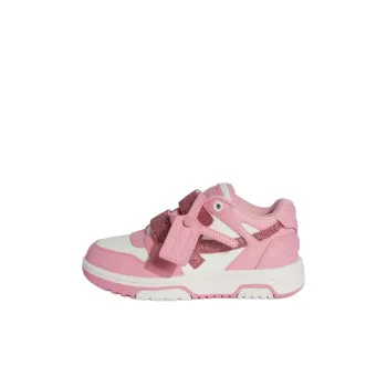 OFF WHITE Out Of Office Low Top Kids' Skateboarding Shoes Pink Kids'