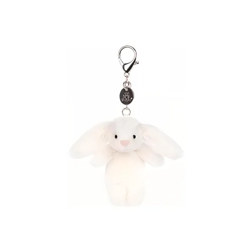 JELLYCAT Bunny Collection Bashful Ivory Bunny Dolls Plush Pendant 8cm High