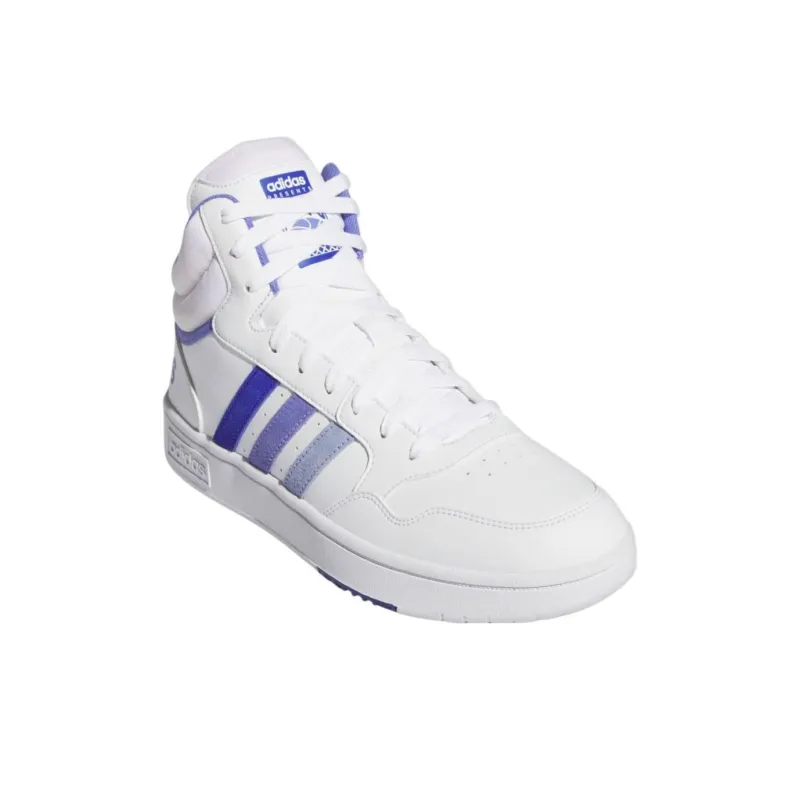 Adidas Hoops 3.0 Classic Vintage Cloud White Blue Spark Semi Cobalt Blue-2