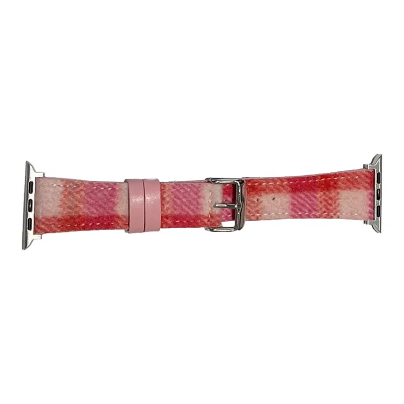 NCFCK Watch Band Apple Compatibility Plush Leather Material-8