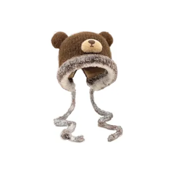 SLEEPYWALK Plush Yarn Beanies Women's