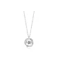 Feather with You Necklace[White Zircon]