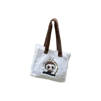 POP MART Plush Shoulder Bag Tote Regular Unisex White