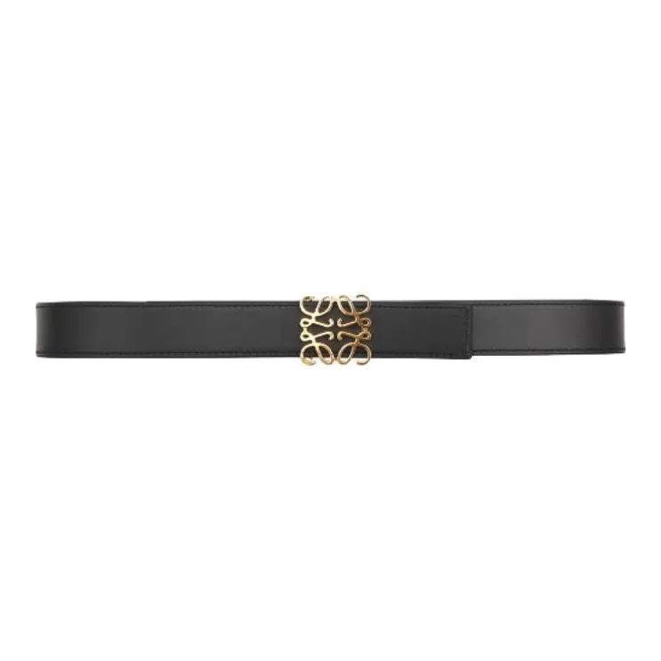 LOEWE Logo Buckled Reversible Belt-2